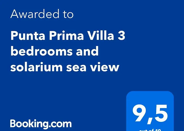 Villa Punta Prima 3 Bedrooms And Solarium Sea View *